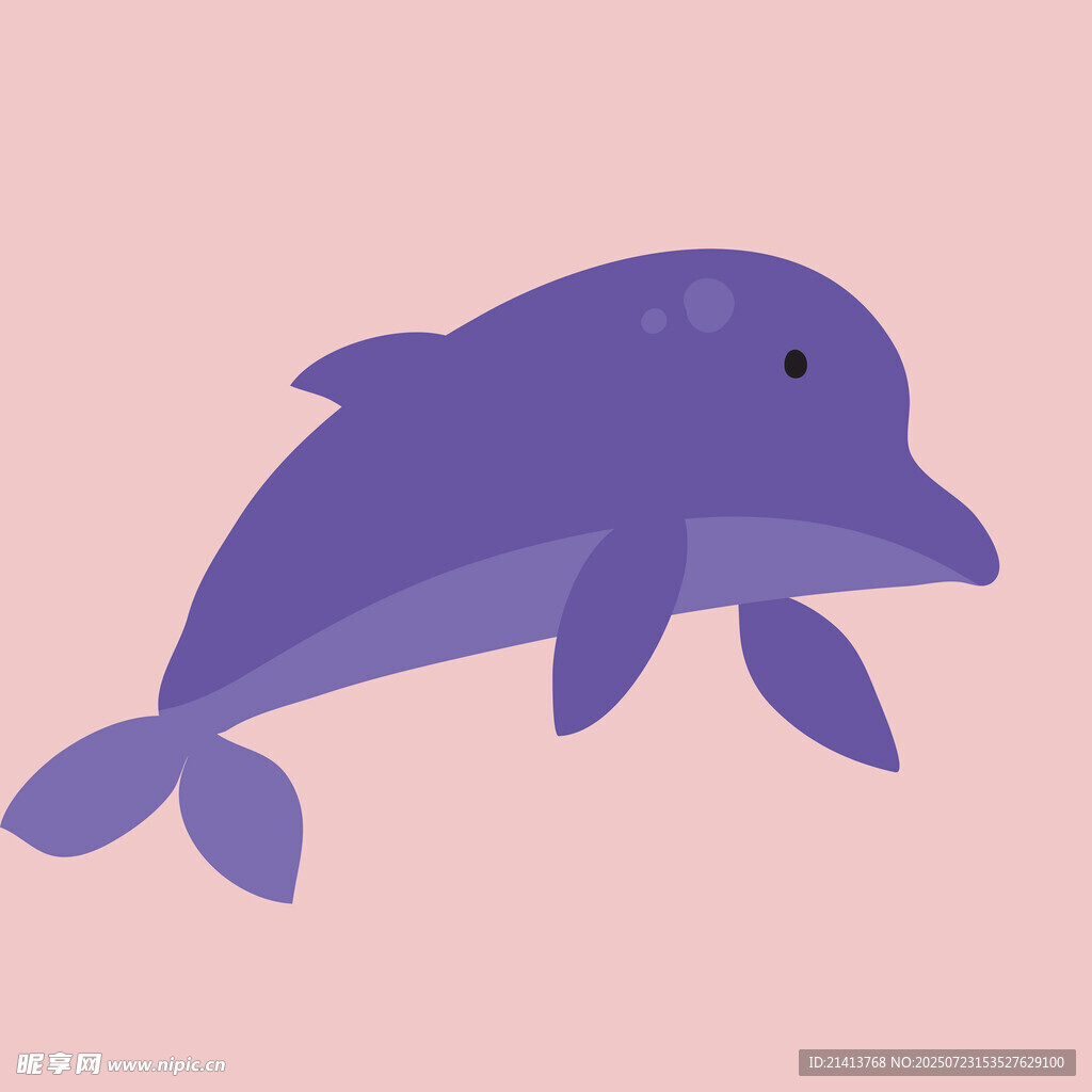 跳跃的蓝色海豚