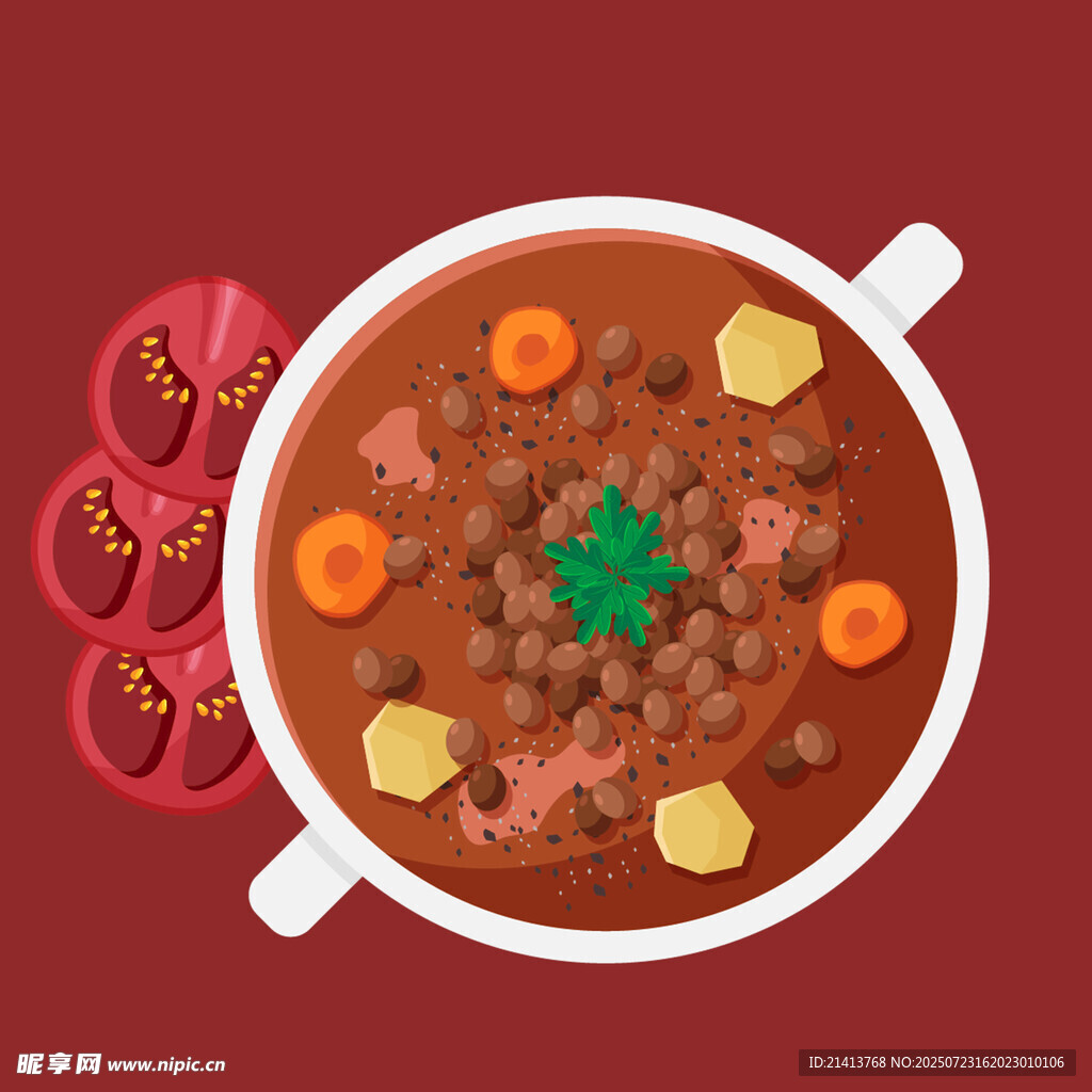 美味肉丸蔬菜汤