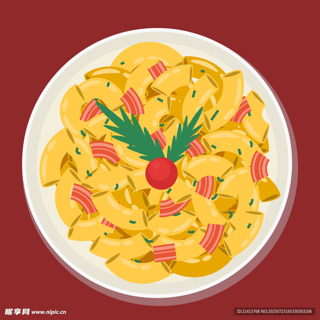 美味土豆沙拉摆盘精致