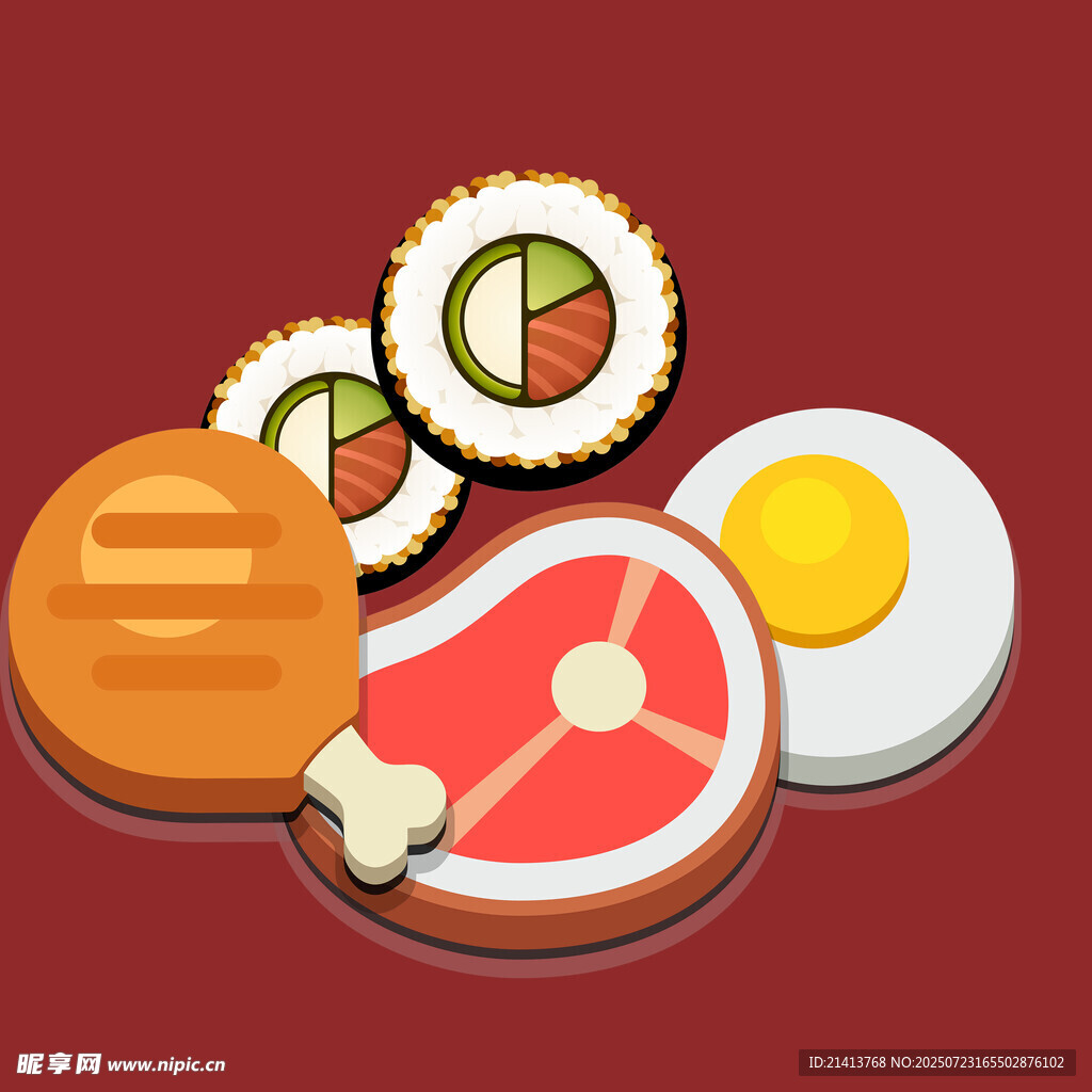 美味日式料理组合