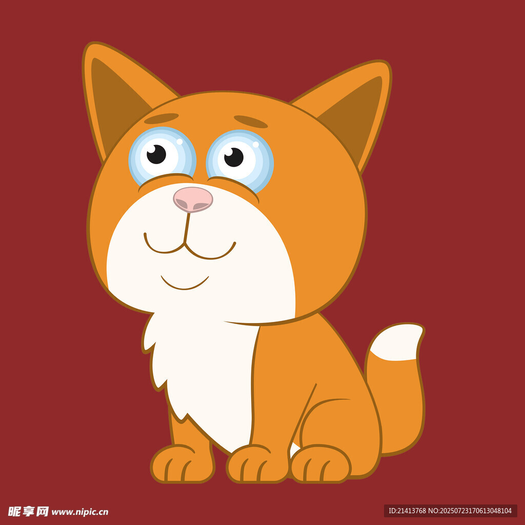 可爱卡通小猫形象