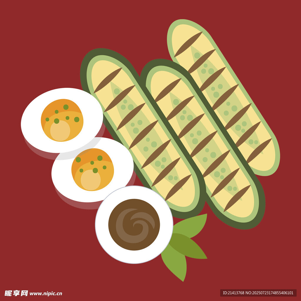 美味烤物与特色蘸料组合