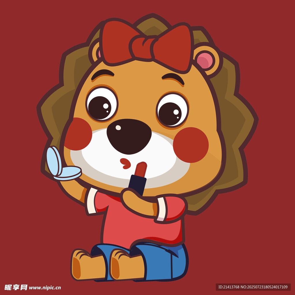 吹喇叭的小狮子