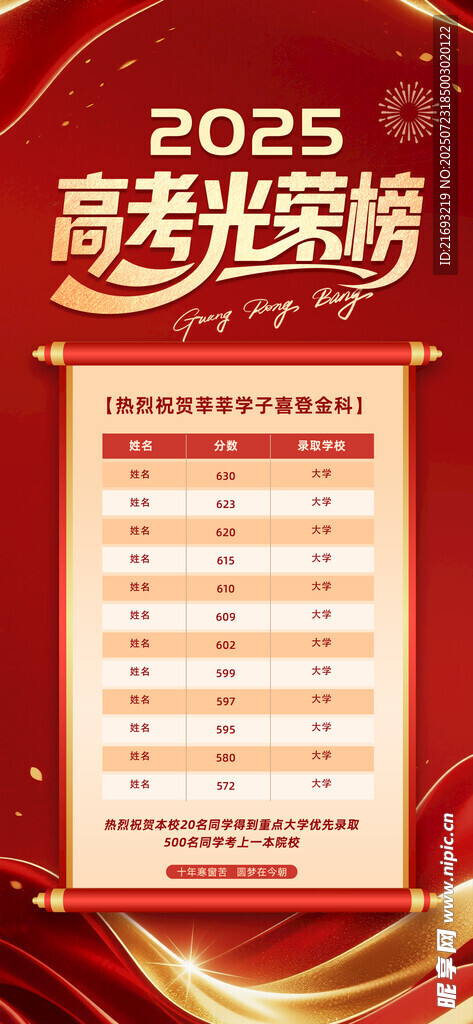 高考喜报 
