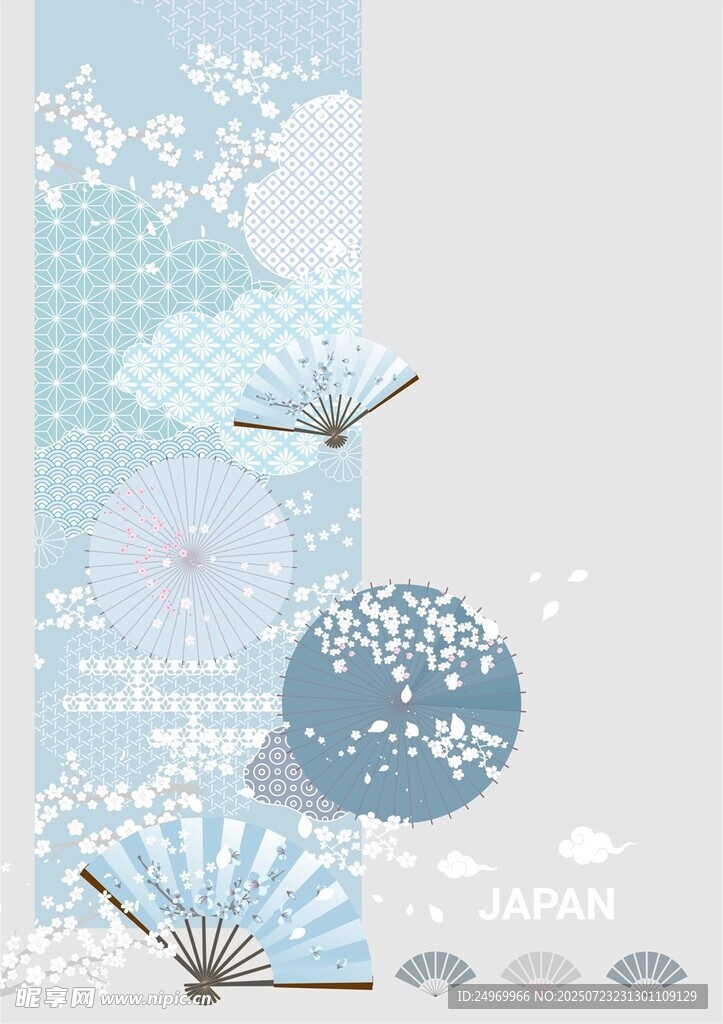 日式和风元素插画
