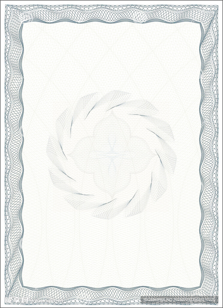 证书防伪底纹 