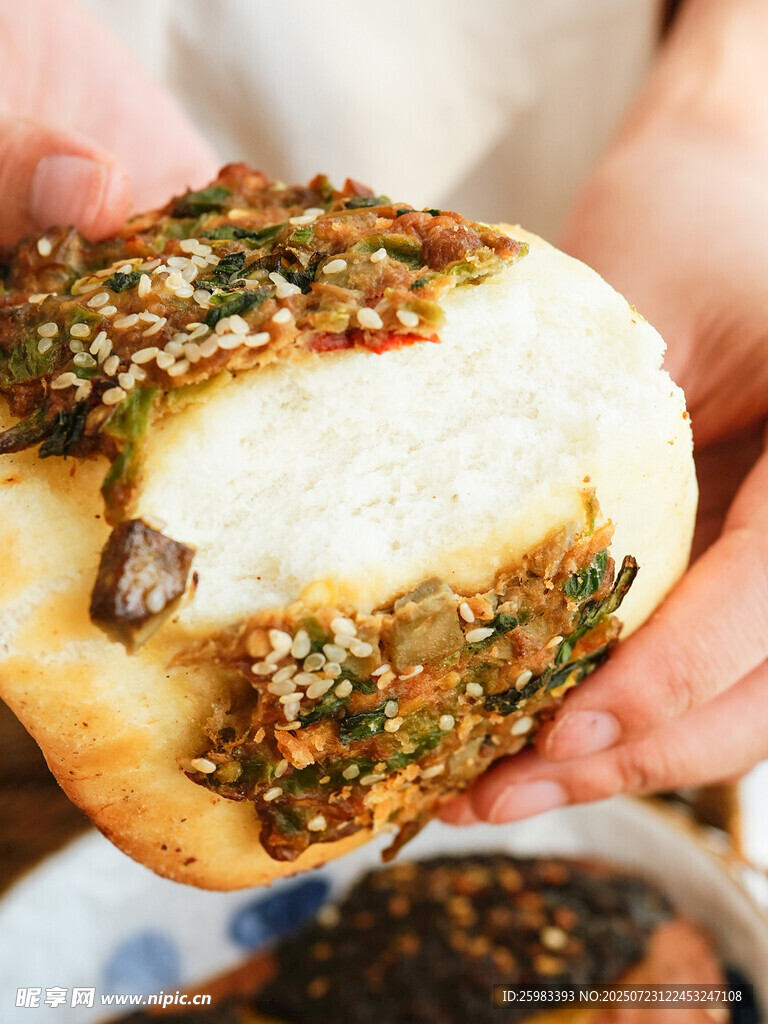 夹心烧饼