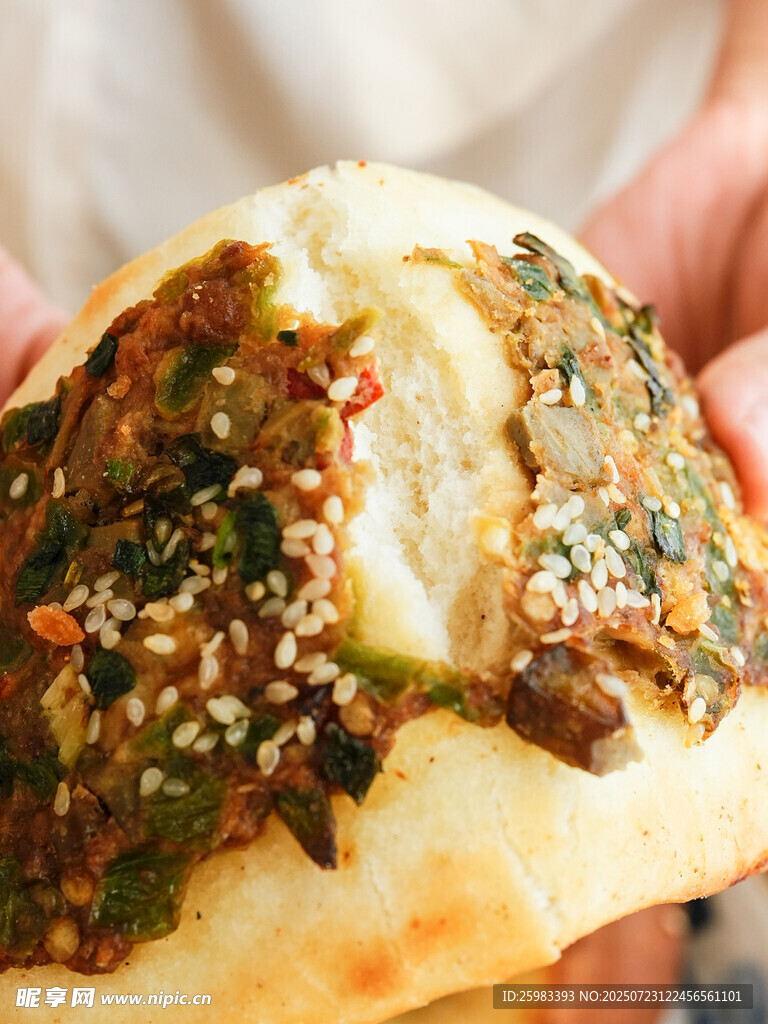夹心烧饼