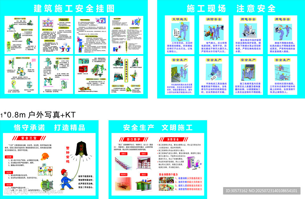 施工安全挂图