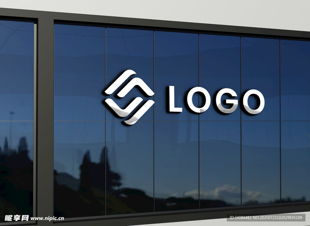 玻璃LOGO样机