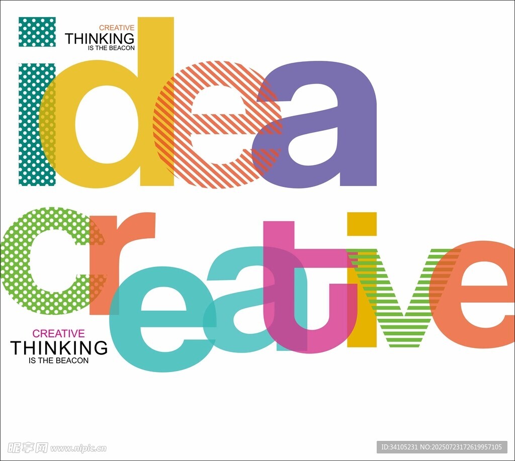 idea 设计创意灵感文字展示