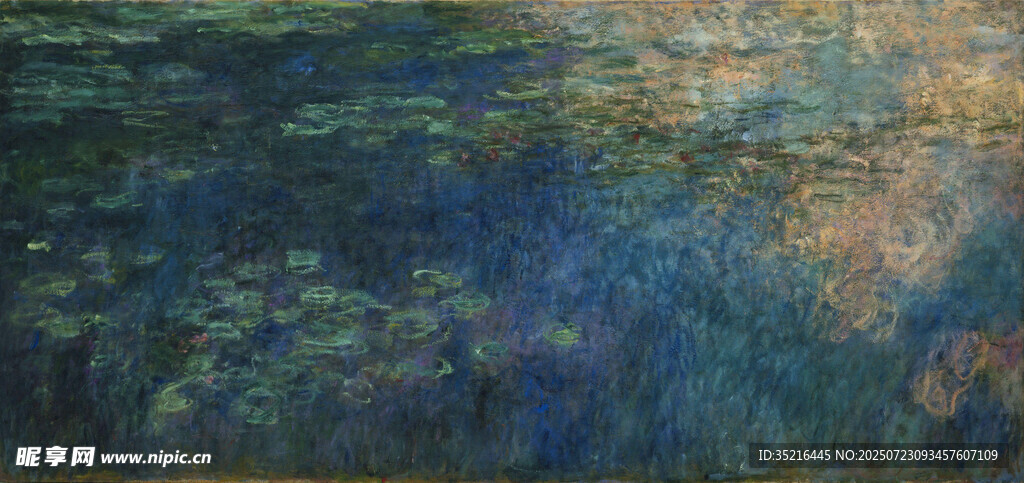 梦幻森林水彩艺术画作
