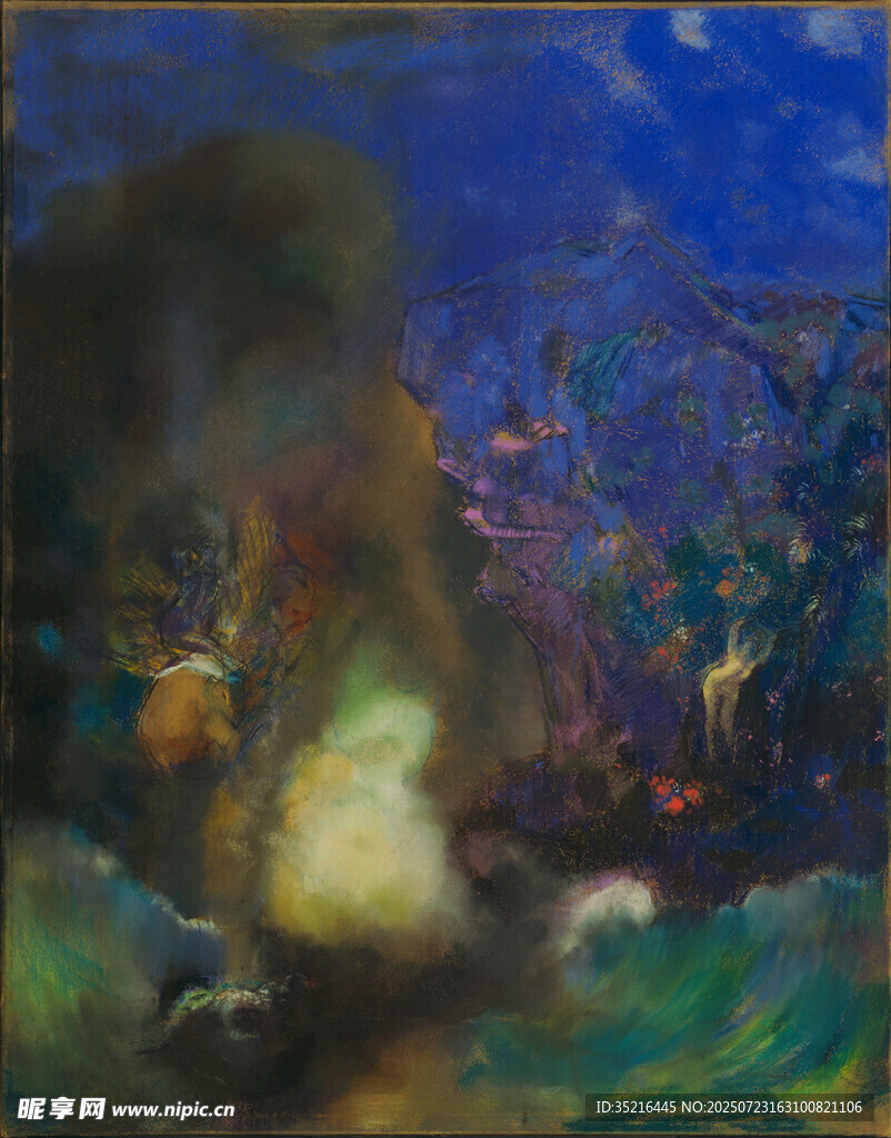 梦幻奇幻风景油画