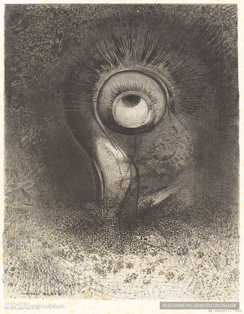 神秘眼球艺术画作