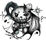 暗黑风卡通小恶魔插画