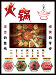 重庆火锅食材展示海报