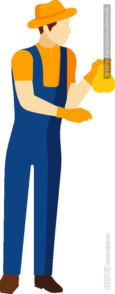 工人手持工具准备作业