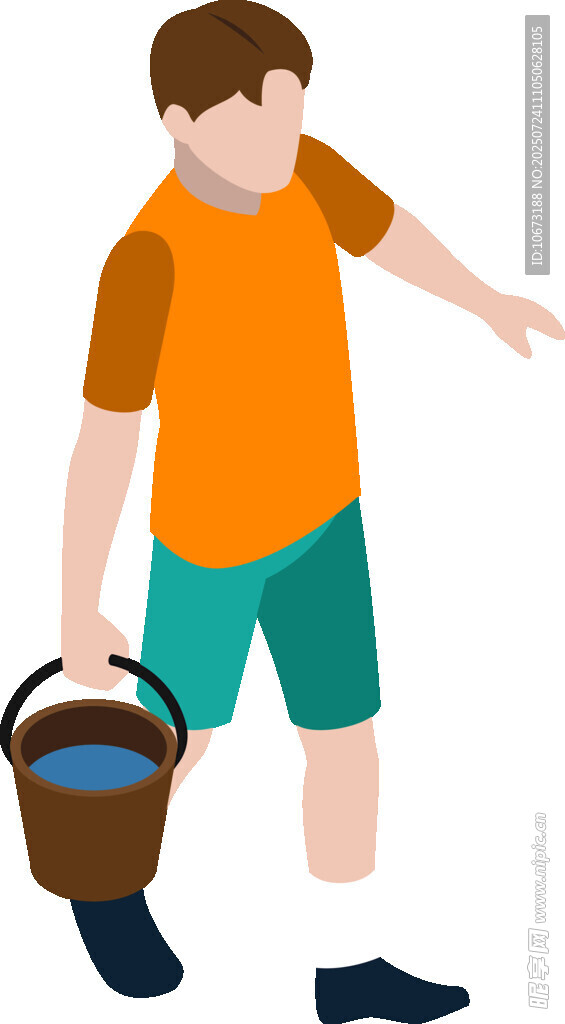 提桶男孩