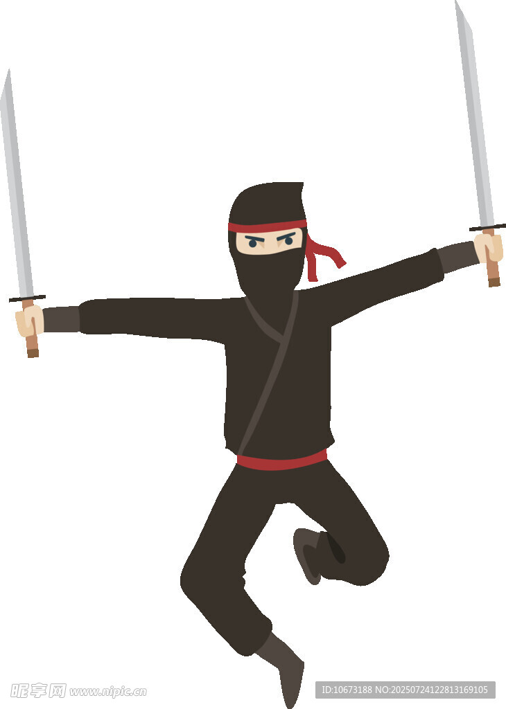 跳跃的忍者武士