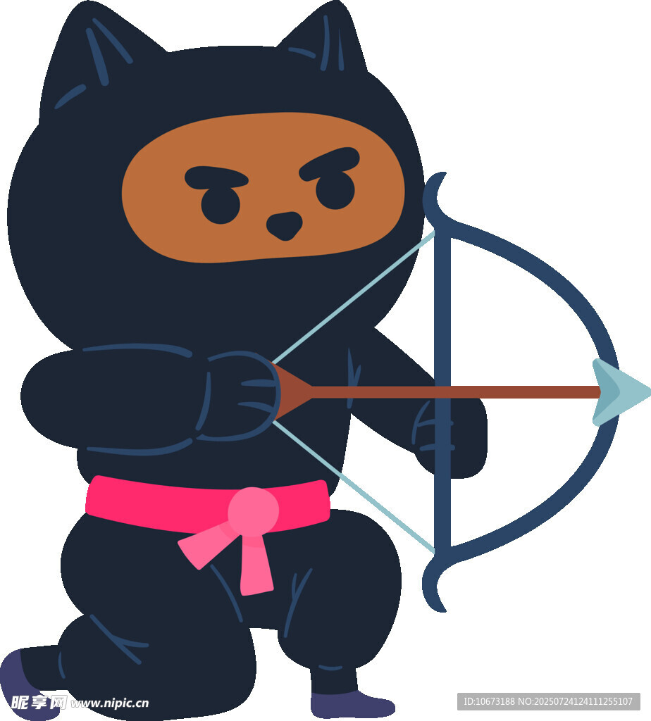 黑猫忍者射箭