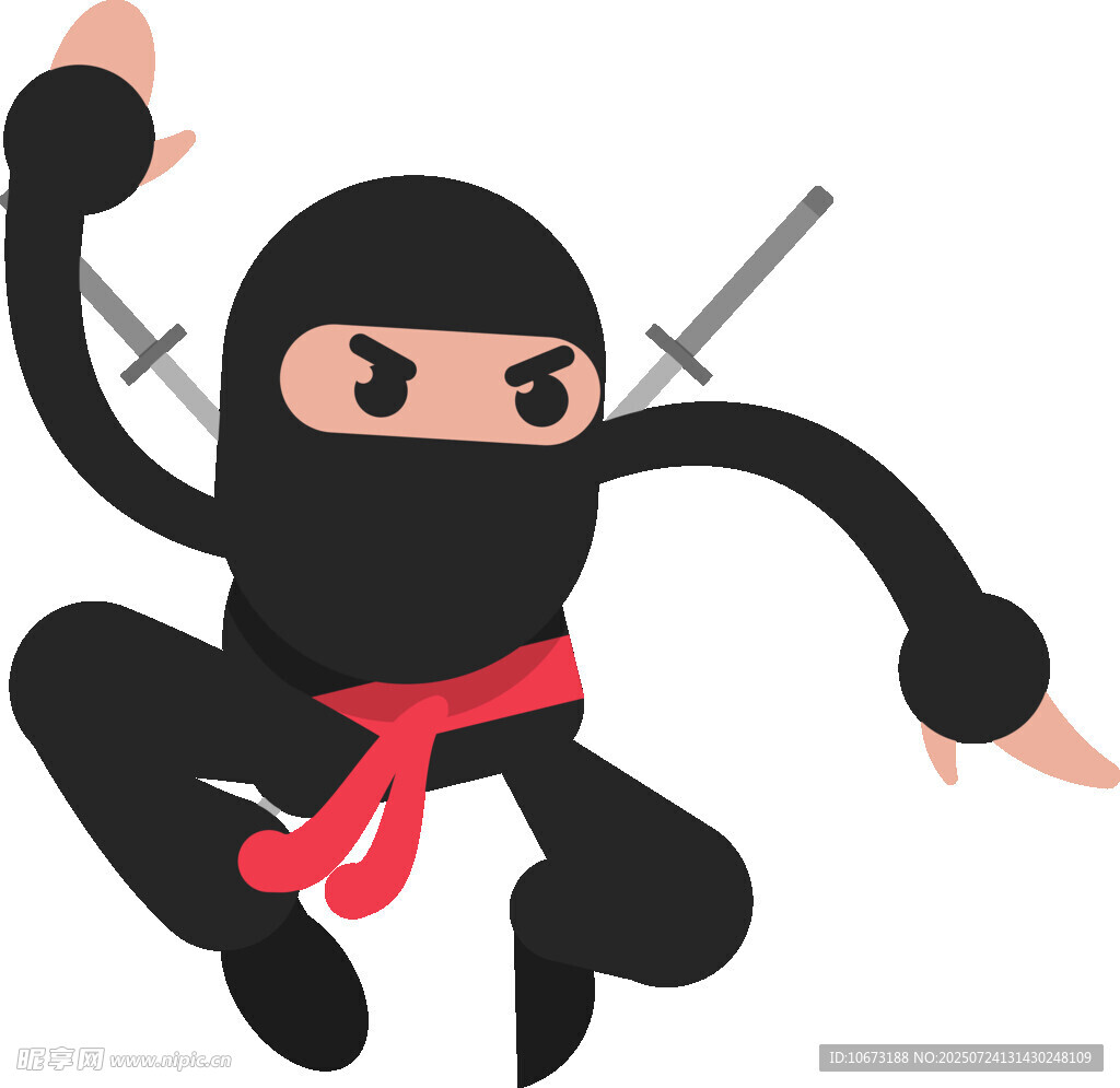 跳跃的忍者武士