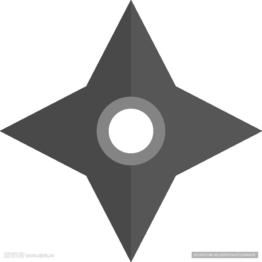 星形刀片图标