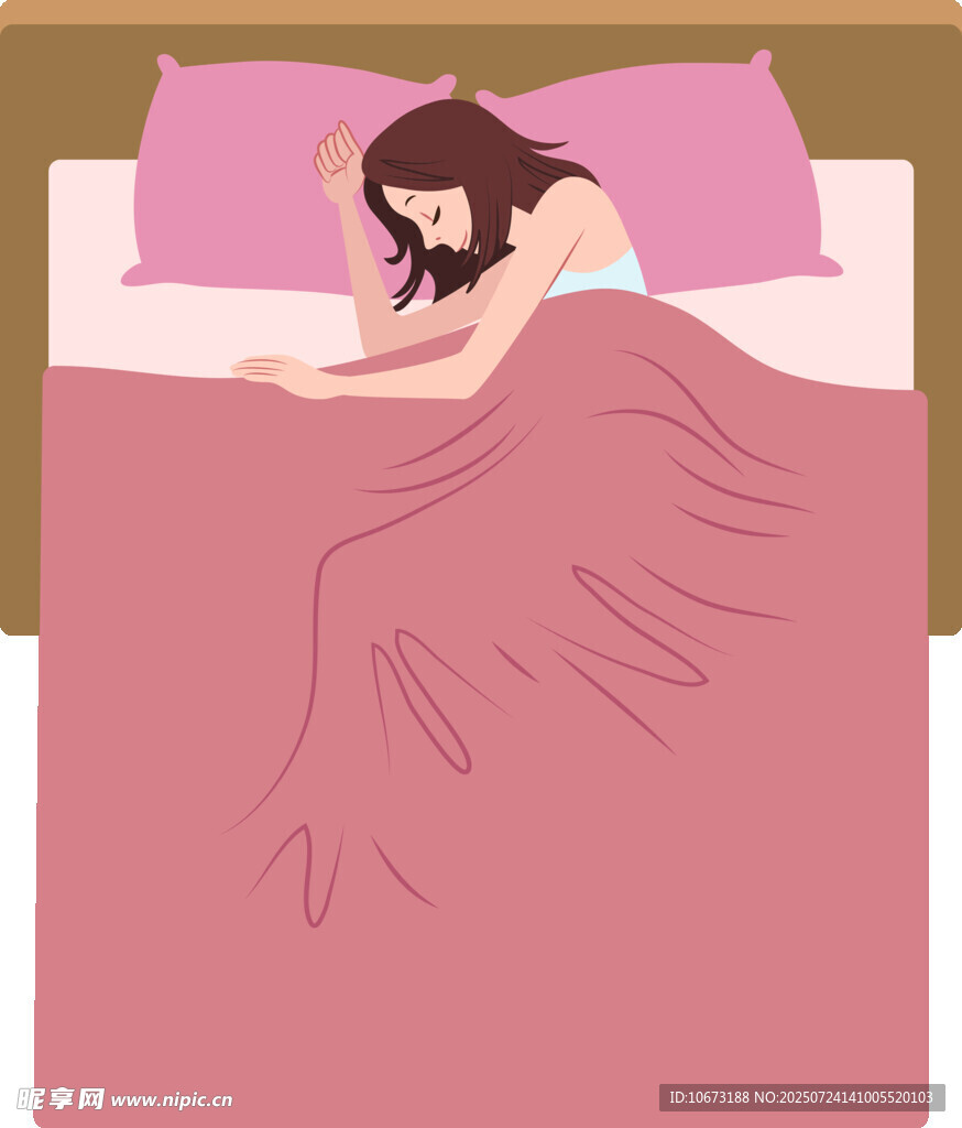 熟睡的女性