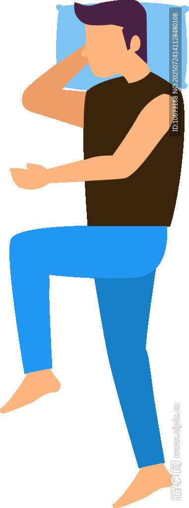 男子活力舞蹈姿态