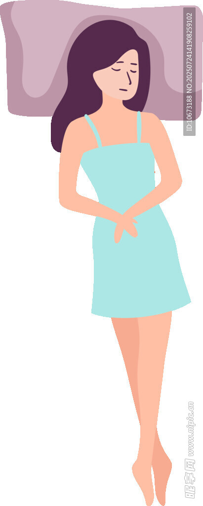 熟睡的女子