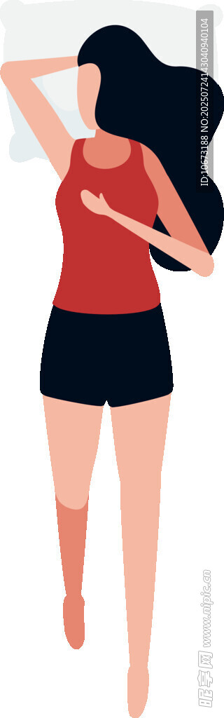 运动女孩展示活力身姿
