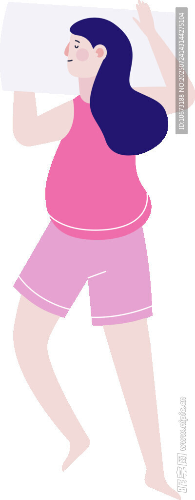 孕妇放松姿态