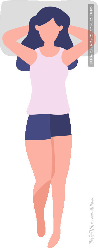 伸展放松的女性