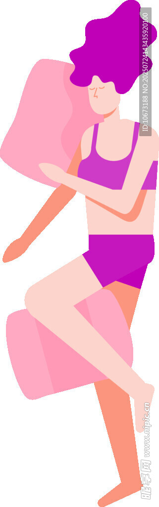 熟睡的女性