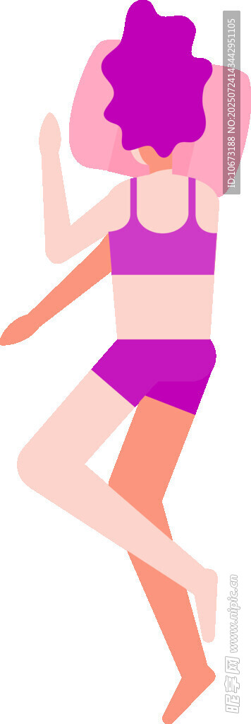 活力女性的动感健身瞬间