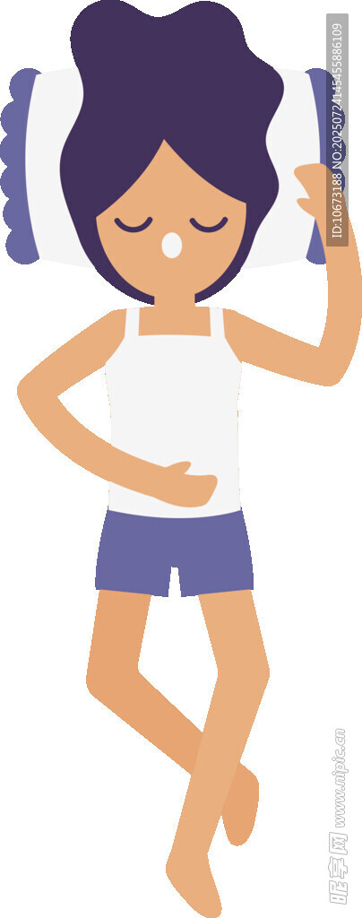 女孩惬意享受休闲时光