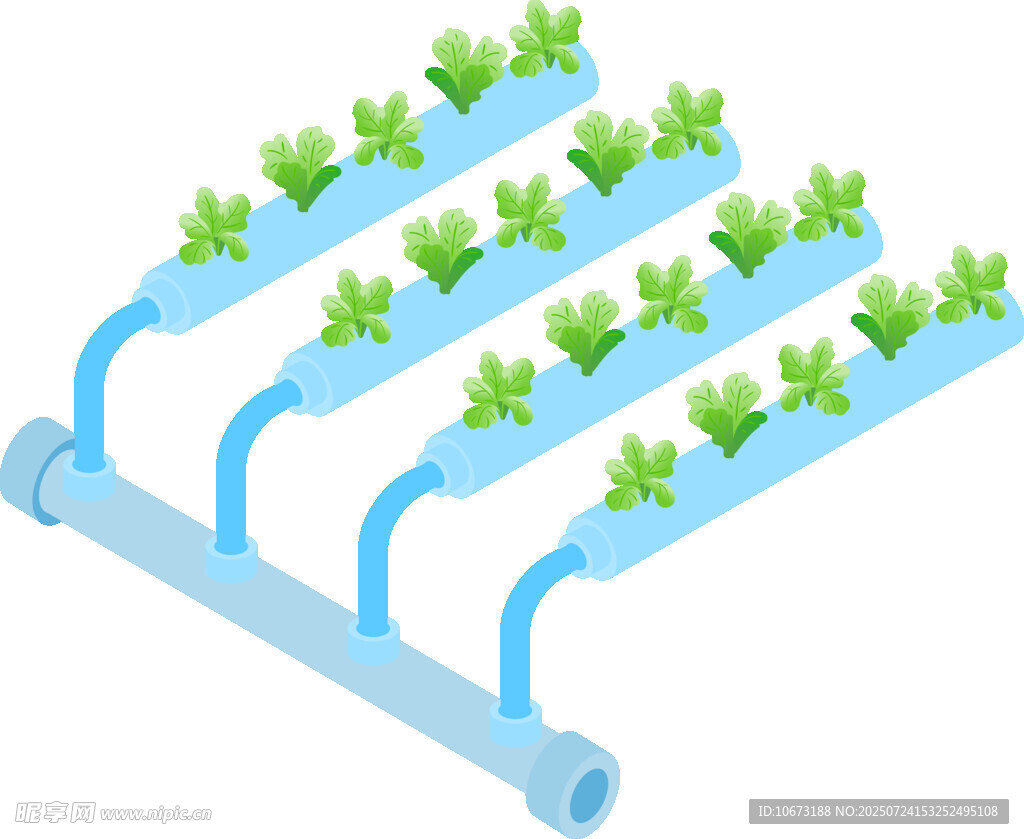 水培蔬菜种植系统示意图