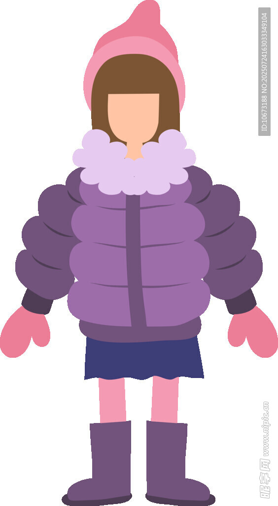 冬日可爱女孩保暖穿搭