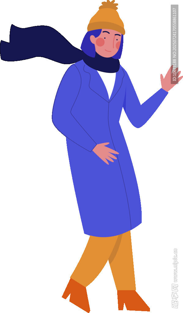 身着民族服饰的欢快女子
