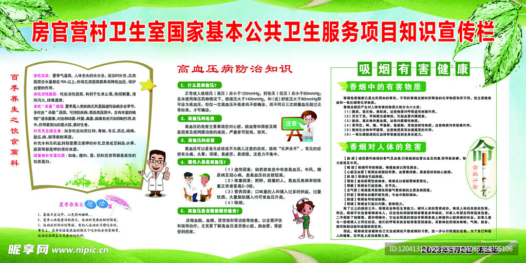 社区卫生服务站宣传海报