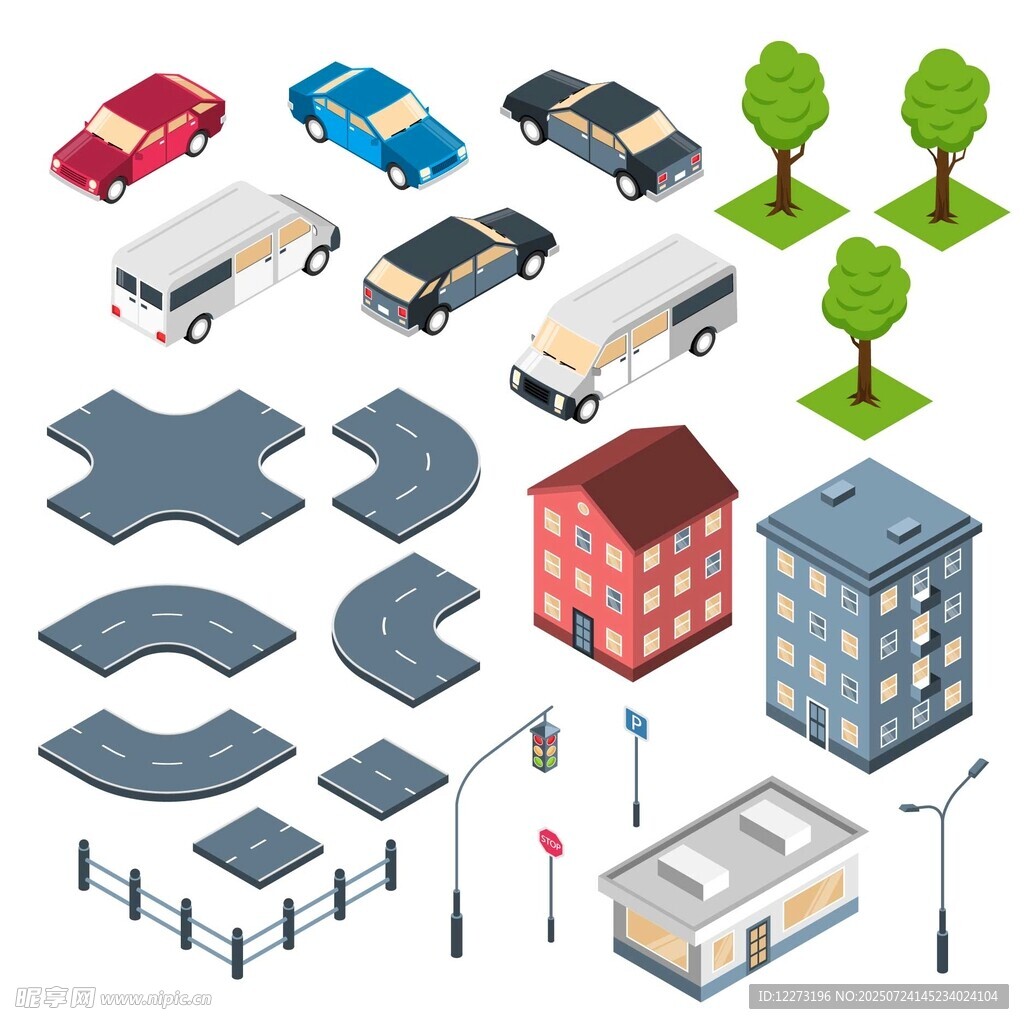 城市交通建筑等模型集合