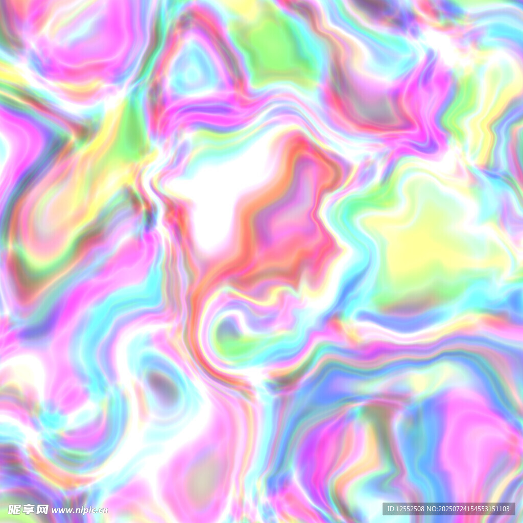 梦幻多彩流体艺术纹理