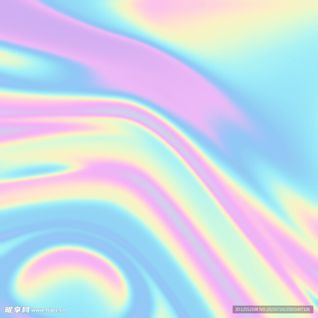 梦幻渐变流体波纹图案