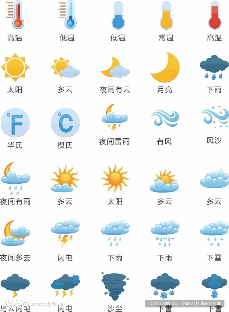 天气图标集合