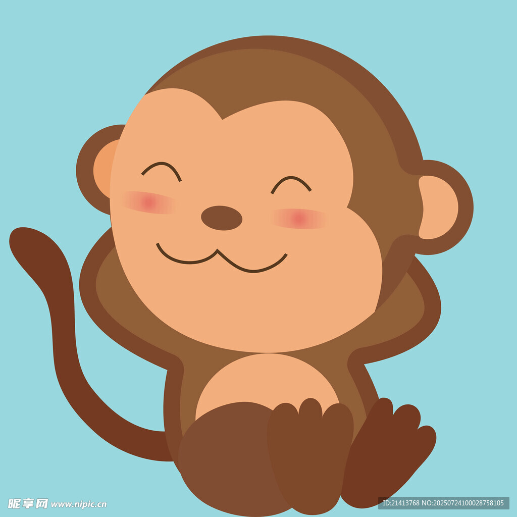 可爱小猴卡通形象