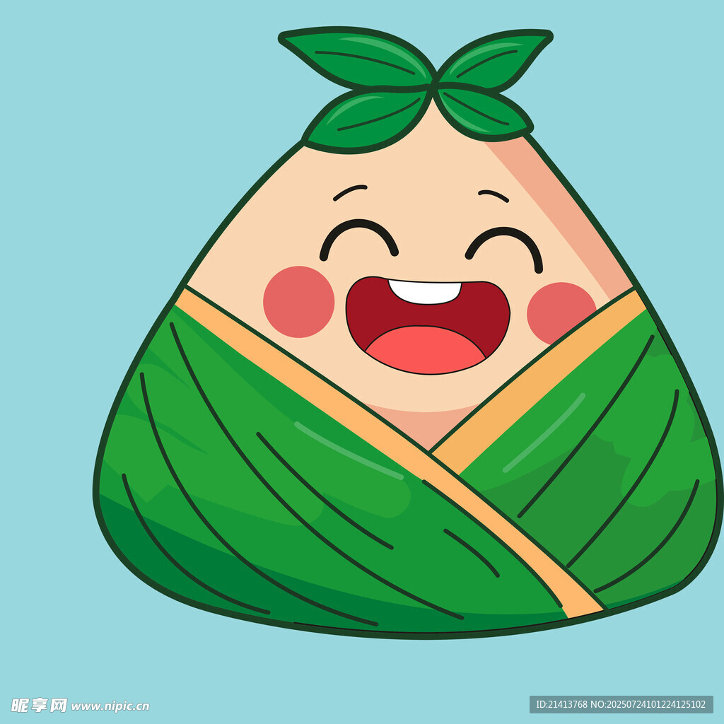 可爱卡通粽子形象