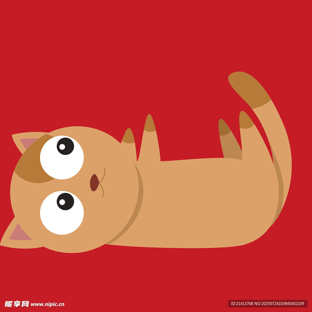 躺卧的可爱猫咪