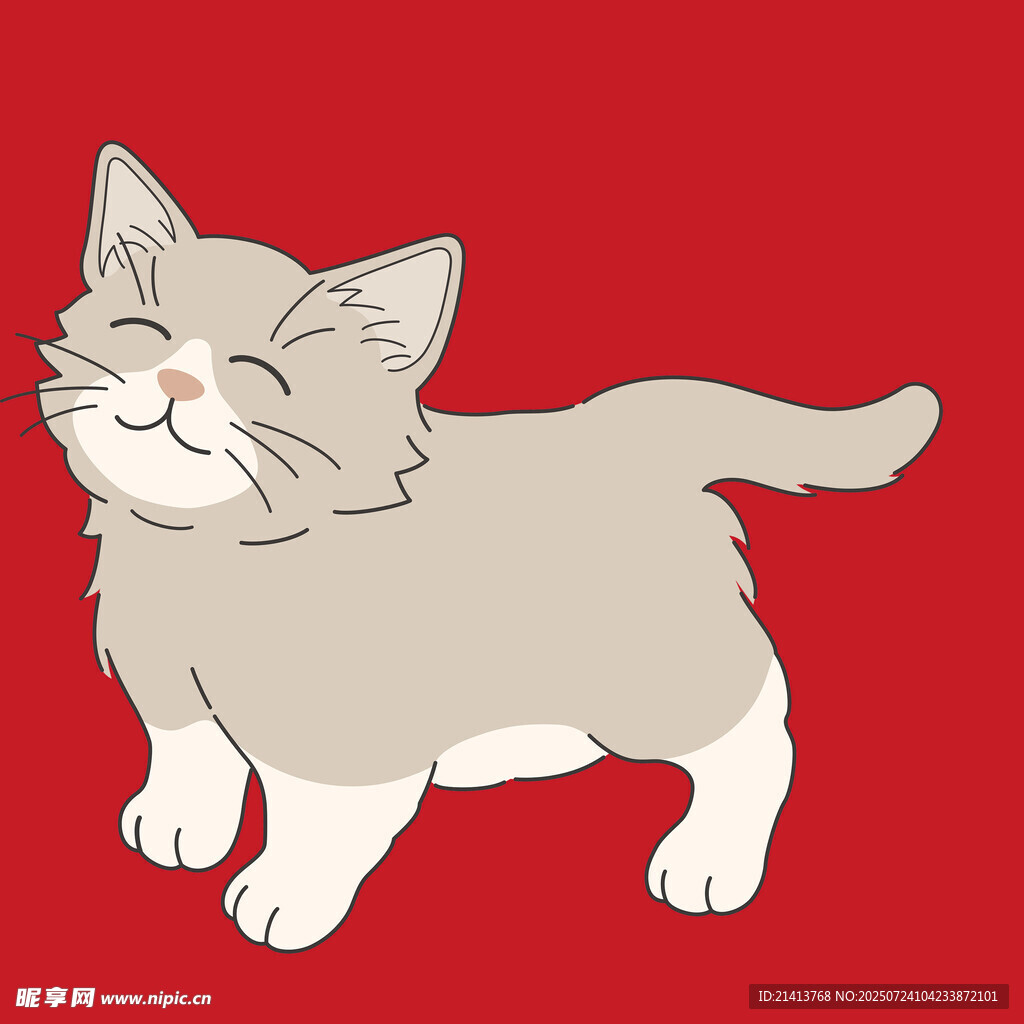 可爱猫咪插画