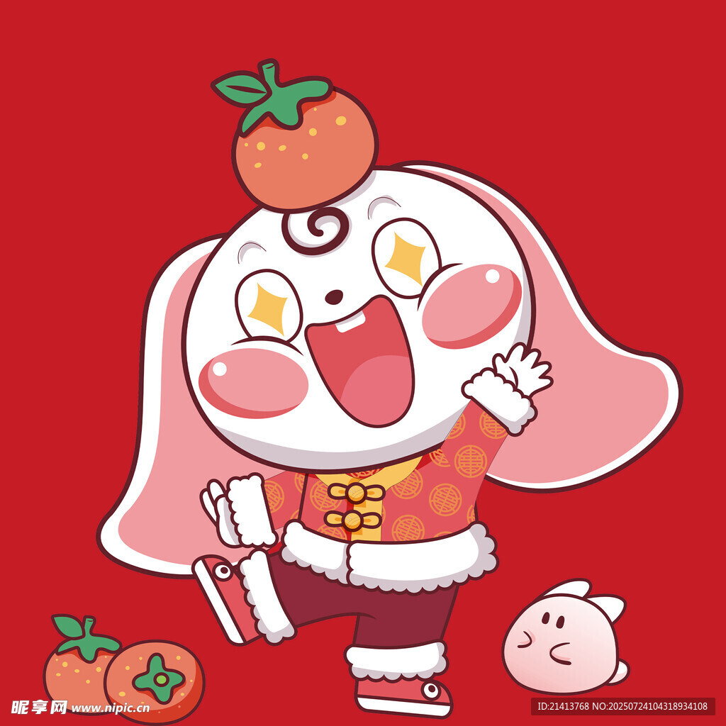 萌兔贺岁