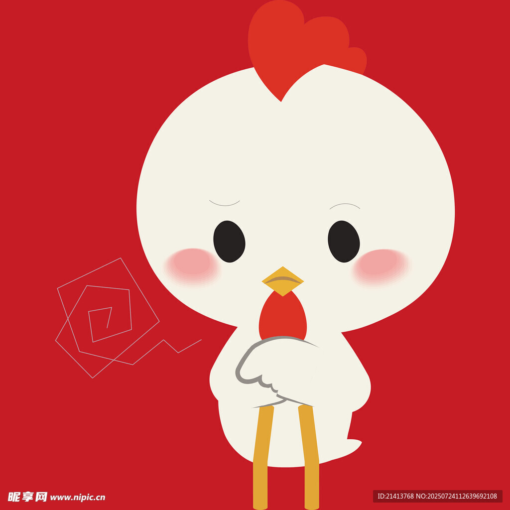 可爱小鸡卡通形象