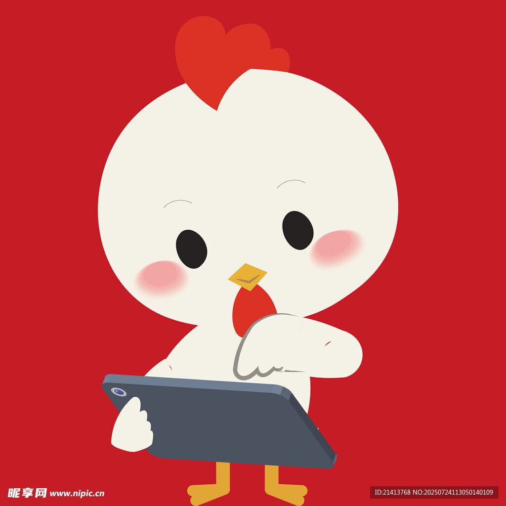 烹饪小鸡形象